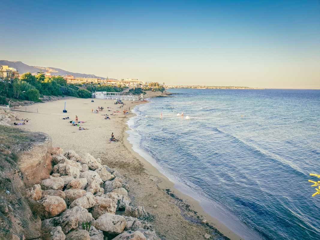 Beach in Marina di Avola